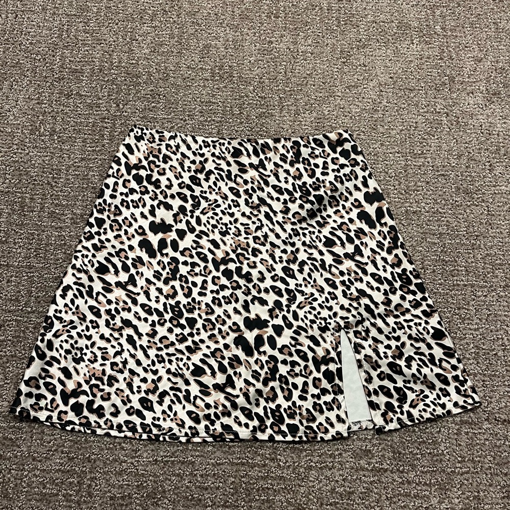 Leopard Print Women's Skirt